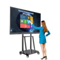 Sdk prix usine 4k 65 75 85 96 100 120 pouces écran tactile logiciel multilingue lcd smart tv android tableau blanc interactif