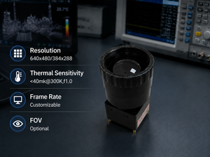 Module de caméra thermique non refroidie V38, capteur d'imagerie infrarouge 17um 50Hz, vision nocturne, module de caméra thermique - Product Image 6