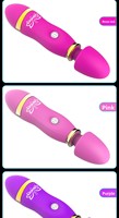 Mini bâton vibrant AV, dispositif de masturbation féminine, bâton de massage, stimulation du point G, jouet sexuel portable pour adultes, bruit de 50 dB