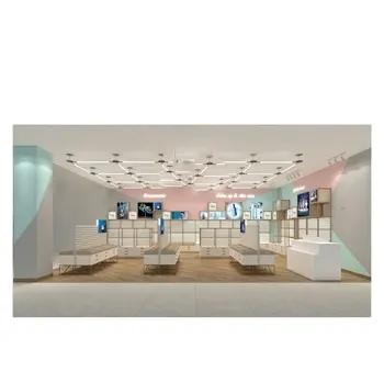 Lishi Modern Design New 3D Cosmetic Retail Shop Display Store Showcase,Cosmetic Showcase Display Retail Shop