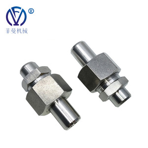 Raccord de tuyauterie hydraulique soudé en acier inoxydable Feman 304, type droit, pour usage industriel - Product Image 1