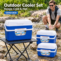 Boîte de conservation isotherme portable 5L/13L/26L pour aliments, avec poignée télescopique, idéale pour le camping et les événements extérieurs