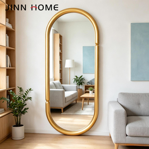 Espejo <span class=keywords><strong>de</strong></span> Pared Moderno Vintage Hecho a Mano, Espejo <span class=keywords><strong>de</strong></span> Pie Compacto para Dormitorio, Marco <span class=keywords><strong>de</strong></span> Plástico, Material <span class=keywords><strong>de</strong></span> Vidrio Lavable, <span class=keywords><strong>Decoración</strong></span> - Product Image 6