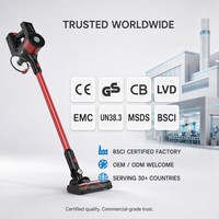 Aspiradora Inalámbrica de Barra sin Escobillas de 430W, Personalizable OEM/ODM, con Certificación CE y RoHS, Filtro HEPA, para el Hogar