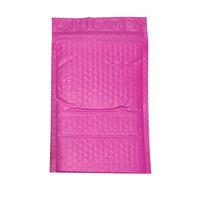 Sac à bulles en film co-extrudé de couleur unie personnalisé, structure composite à trois couches, sac à bulles auto-adhésif pour envoi postal