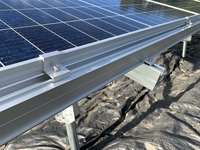 Quick Installation Aluminum PV Ground Mounting Stand Structure Solar Panel Pole Mount Ground Mounting System Solar Racking
