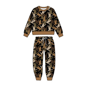 Conjunto de Sudadera y Pantalones para Niños con Estampado de Patos Mallard, Ropa Casual para Hermanos, Conjuntos de Ropa Infantil - Product Image 3