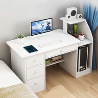 Bureau de travail moderne en MDF, table de bureau en bois pour mobilier de bureau