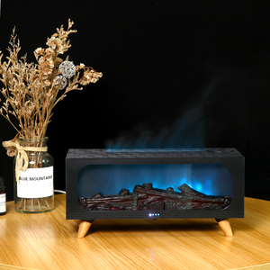 2025 nuovo <span class=keywords><strong>Design</strong></span> camino rettangolo fiamma ultrasonica 7 LED luce <span class=keywords><strong>diffusore</strong></span> di olio essenziale - Product Image 5