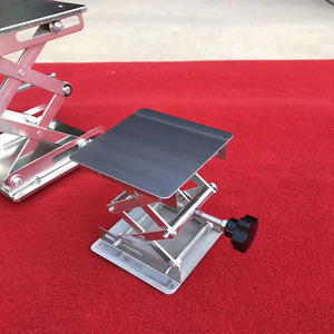 Plateforme élévatrice manuelle en acier inoxydable Guanghe Kunshenglong 100x100mm pour équipement de laboratoire - Product Image 1