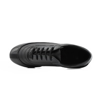 Vente en gros BD danse professionnelle chaussures de danse latine pour hommes en cuir noir pratique d'enseignement salle de bal Jazz valse Performance Oxford