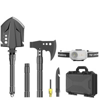Multiool Axe Survival Gear Kit Camping Gear With Hatchet Hammer Plier Knife Bottle Opener for Outdoor Household Hiking