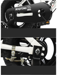 Vélo de rue moderne et économique pour adolescents et tout-petits, avec chariot de transport intégré en acier, suspendu, pour le Royaume-Uni - Product Image 6