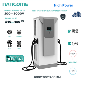난컴 하이파워 <span class=keywords><strong>DC</strong></span> 충전기 240-480KW 출력 전압 200-1000V (차량 충전 및 전기 트럭 인프라용) - Product Image 1