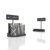 Présentoir de Comptoir en Métal Sans Soudure de 2 mm, Personnalisable OEM/ODM avec Logo et Taille, pour Carrelage et Comptoirs de Table, Idéal pour Showroom