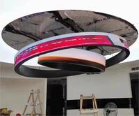 Superstore P2.5 Affichage d'écran LED circulaire Mur vidéo flexible intérieur simple/double face 2.5mm Pixel Pitch Digital Signage