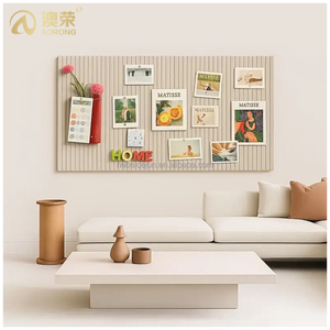 Tablón de anuncios de diseño de Panel de pared moderno, Azulejos acústicos portátiles fáciles de instalar, Ideas de decoración <span class=keywords><strong>para</strong></span> sala de estar, Panel de insonorización de fieltro - Product Image 6