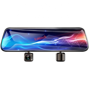 2021 Nhà Máy Mới Ba Gương Dash Cam Stream Media FHD <span class=keywords><strong>1080</strong></span> Xe Dash Cam <span class=keywords><strong>Camera</strong></span> Full 10 Inch Gương Xe Hộp Đen - Product Image 3