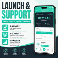 Aplicación de Estacionamiento Inteligente Personalizada, Desarrollo de Aplicaciones para IOS y Android con Disponibilidad de Espacio, Navegación GPS, LionCreate