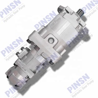 Pompa Gigi Hidrolik Harga Pabrik PINSN 705-56-33040 Aluminium untuk Truk Dump HM400-1 Pengganti Aftermarket 7055633040