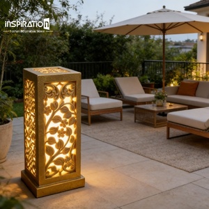 Lanterna in Pietra Artificiale Decorativa per Paesaggi di Ville, Hall di Resort e Fontane Illuminate - Product Image 1