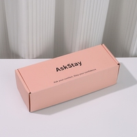 Boîtes d'emballage et d'expédition personnalisées de luxe en carton ondulé pour sous-vêtements, t-shirts et vêtements, avec logo sur mesure