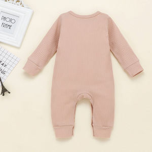 Ropa de Bebé Recién Nacido, Mono de Manga Larga Unisex de Algodón Orgánico - Product Image 2