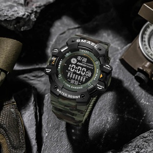 นาฬิกาขายส่ง SMAEL 8050MC นาฬิกาดิจิตอลกีฬา กันน้ำ 50 เมตร ลายพราง นาฬิกาอิเล็กทรอนิกส์สำหรับผู้ชาย - Product Image 3
