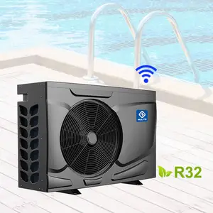 Spa Pool Heater *R32 Nulite Warmepumpe Mini Spa Pool Heater DC Inverter Small Air To Water Swim Pool Heat Pump Water Heater With WIFI