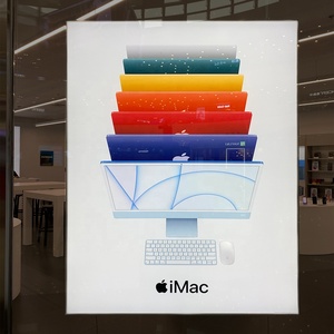 Ultra-thin soft film light box outdoor indoor advertising billboard fabric light box for mobile phone shop soft film light box