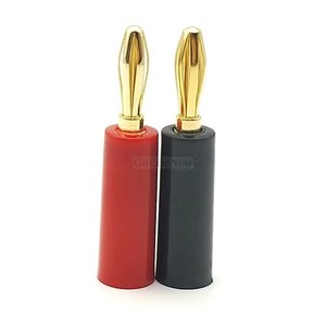 1 bộ 4mm chuối cắm kết nối màu đỏ + đen khuếch đại Loa thiết bị đầu cuối ràng buộc Bài hàn-Miễn phí chuối ổ cắm kết nối - Product Image 4