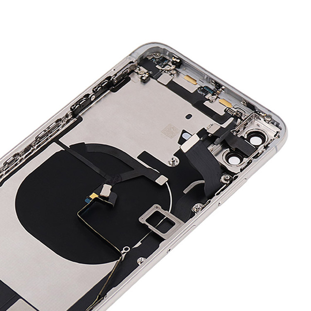 Battery Cover Door Housing with SIM Tray with Flex Cable Assembly for iPhone X Body Full Housing Chassis Middle Frame