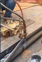 Machine de découpe à la flamme semi-automatique pour équipement de découpe de gaz d'oxygène et d'acétylène de plaque d'acier