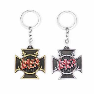 Collier en alliage de zinc et pendentif porte-clés tendance personnalisé, style groupe de punk rock heavy metal euro-américain, pour le commerce transfrontalier - Product Image 3