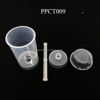 PPCT009 Récipient Push Pop de qualité alimentaire 100ml/3.38oz Moules pour support de crème glacée Outils de gâteau ronds pour Dessert 100% PP 3.38 OZ Push Pops