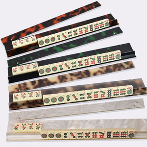 Estante transparente para Mahjong de 17.5 pulgadas (405 mm de longitud) – Empujador de acrílico para fichas de Mahjong estadounidenses - Product Image 6