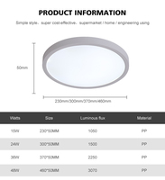 Plafonnier LED rond moderne en PP pour salon et chambre à coucher, design moderne