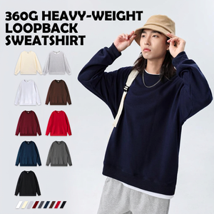 Sweat-shirt pour homme surdimensionné personnalisé en gros, de haute qualité, en coton 100% éponge lourd - Product Image 1