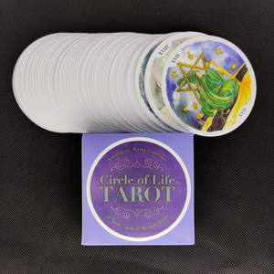 Oracle Goddess Cats Custom <span class=keywords><strong>Tarot</strong></span> Deck Anime Guidance of Fate Material de papel para jugar a juegos Personzed Logo Print - Product Image 5