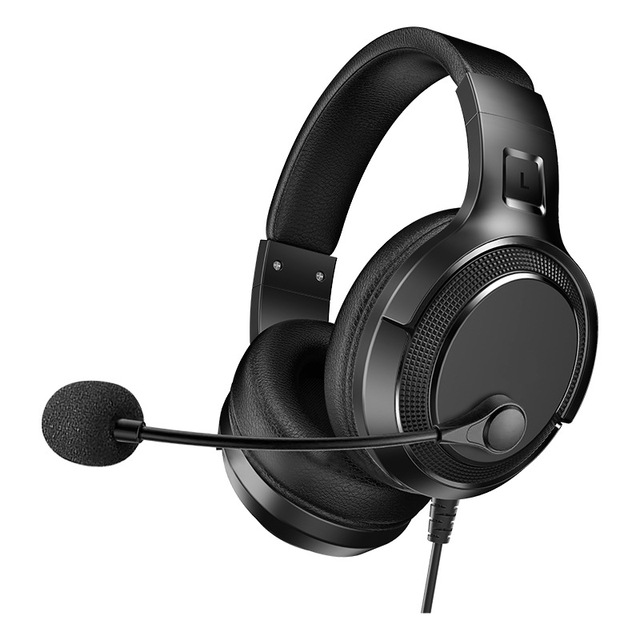 Wired Over-Ear Gaming Headset Dynamic Driver Detachable Mic Low Latency Leather Metal Construction Hi-Fi Sound IPX-4 Waterproof