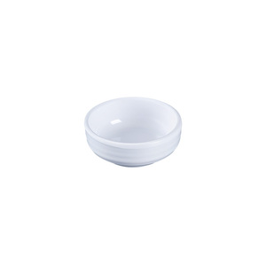 Tazón de sopa de melamina blanca imitación porcelana, tazón pequeño, para buffet de restaurante comercial, comida rápida, hot pot, barbacoa - Product Image 2