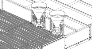 Bestseller Günstiger Ferkelkäfig Aufzuchtbox für Schweine Ferkelaufzuchtkäfig Abferkelbucht für Sauen Abferkelbett für die Schweinezucht - Product Image 4