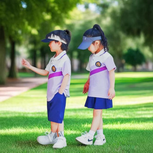 Uniforme Escolar <span class=keywords><strong>de</strong></span> <span class=keywords><strong>Primaria</strong></span>, Conjunto <span class=keywords><strong>de</strong></span> Dos Piezas <span class=keywords><strong>de</strong></span> Manga Corta, Uniforme <span class=keywords><strong>de</strong></span> Verano para Jardín <span class=keywords><strong>de</strong></span> Niños, Uniforme Escolar para Niños <span class=keywords><strong>de</strong></span> <span class=keywords><strong>Primero</strong></span> <span class=keywords><strong>de</strong></span> <span class=keywords><strong>Primaria</strong></span> - Product Image 4
