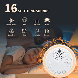 Có thể sạc lại DC <span class=keywords><strong>Powered</strong></span> Mini tiếng ồn trắng máy Led nhấp nháy ánh sáng độ trung thực cao ngủ âm thanh cho trẻ sơ sinh người lớn văn phòng du lịch - Product Image 4