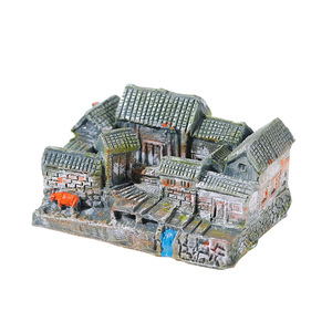 Ornement paysager miniature rétro chinois en résine pour décoration intérieure et extérieure de jardin - Product Image 5