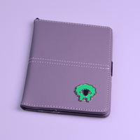 Porte-cartes de score de golf en cuir PU magnétique personnalisé en direct d'usine avec marqueur de balle en noir/gris/bleu/rouge, accessoire de golf, cadeau