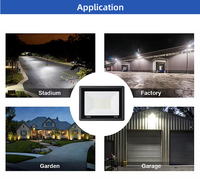 Usine en gros IP65 Flood Light Plafond Led Light Square Pin Square Veilleuse 10w / 20W / 30W / 100W Extérieur Led Floodlight 400