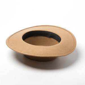 Sombreros Fedora de Ala Ancha de Lana para Adultos X1233, Gorras Planas Casuales Transpirables Unisex - Product Image 2