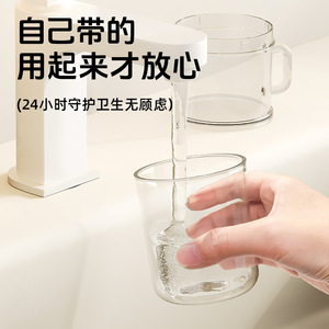 Portable Polka Dot Wash Cup 3 In 1 Travel Oral Care Set With Toothbrush Holder For On The Go Use - Product Image 3
