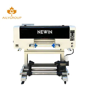 NEWIN 17 Inci 2 U1-Uv A3 Uv Dtf Printer dengan Xp600 Printhead Kristal Dalam 1